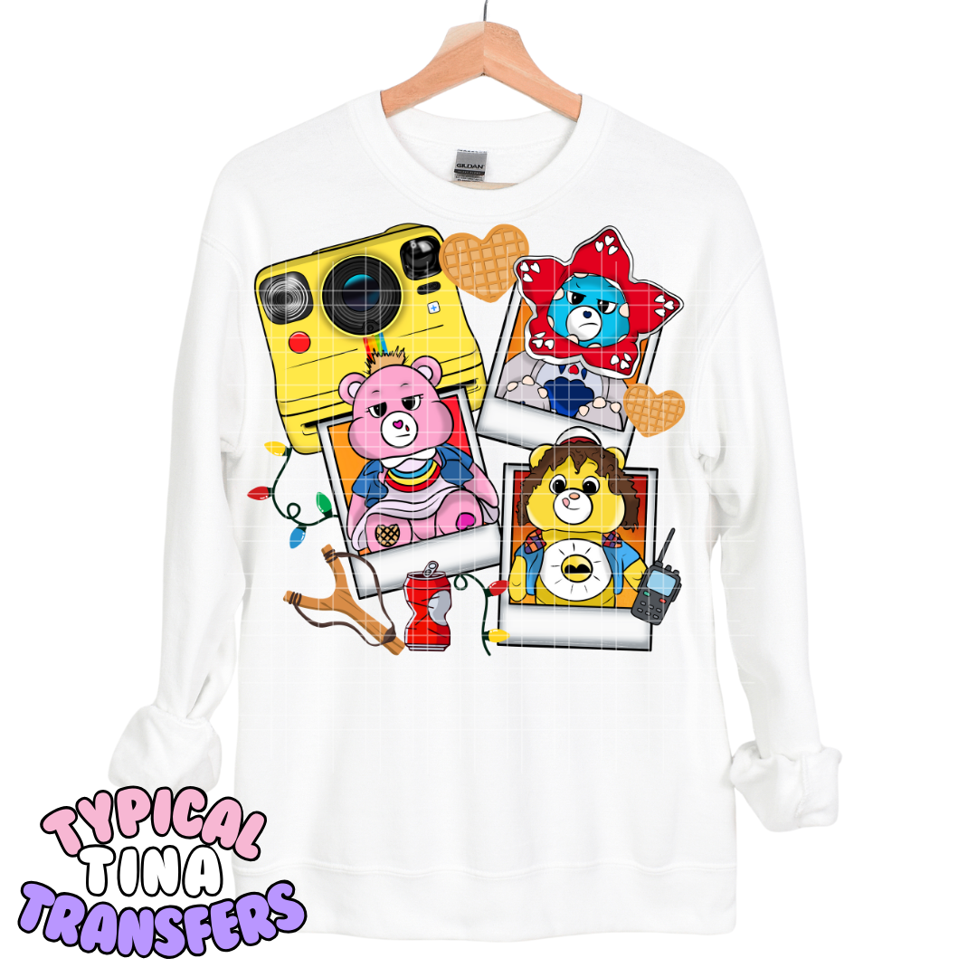 Polaroid Care B ST Mash up | DTF Transfers | POD