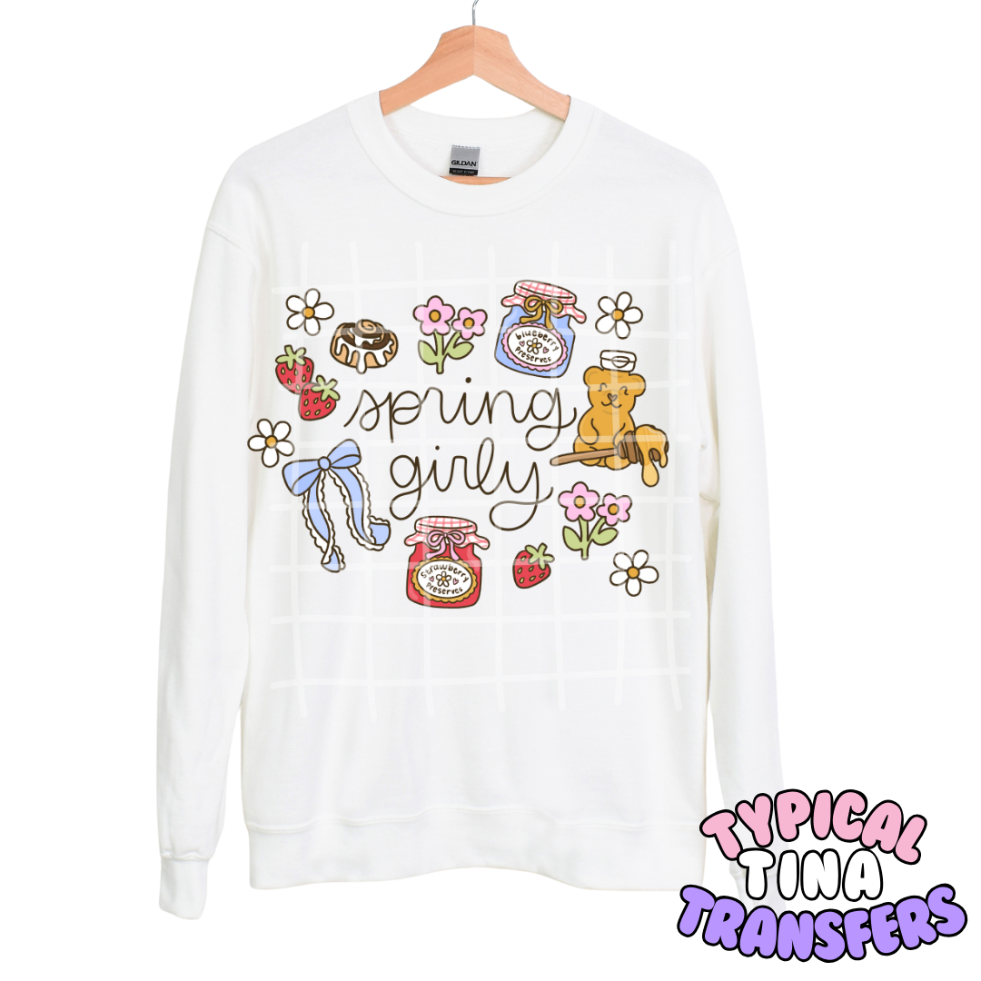 Spring Girly | DTF Transfers | POD