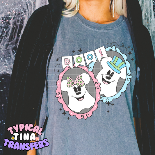 Boo Ghosts mouse | DTF Transfer | POD