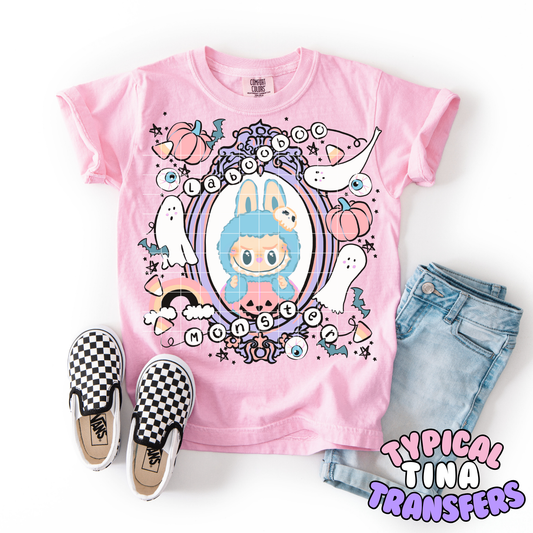 Spooky Laboo frame purple frame | DTF Transfer | POD