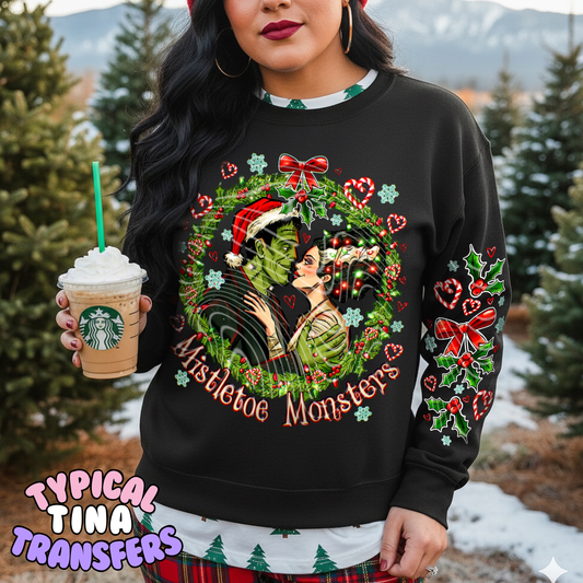 Mistletoe Monsters |  DTF Transfer | POD