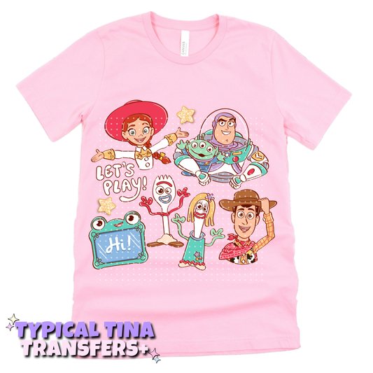 Let's play Toy S | DTF Transfers | POD