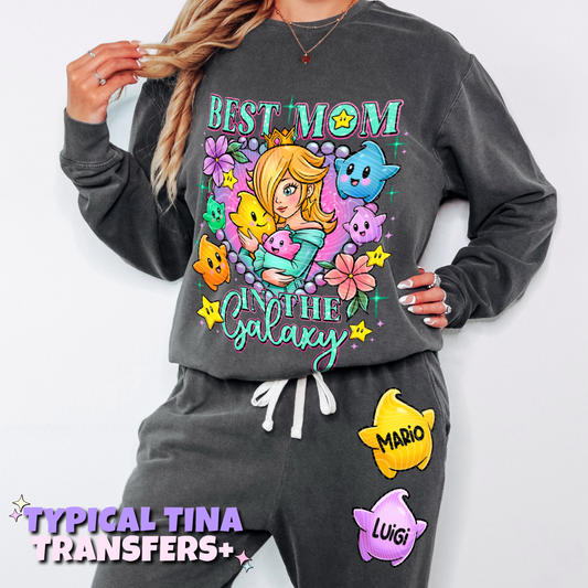Best Mom in the galaxy | DTF Transfers | POD