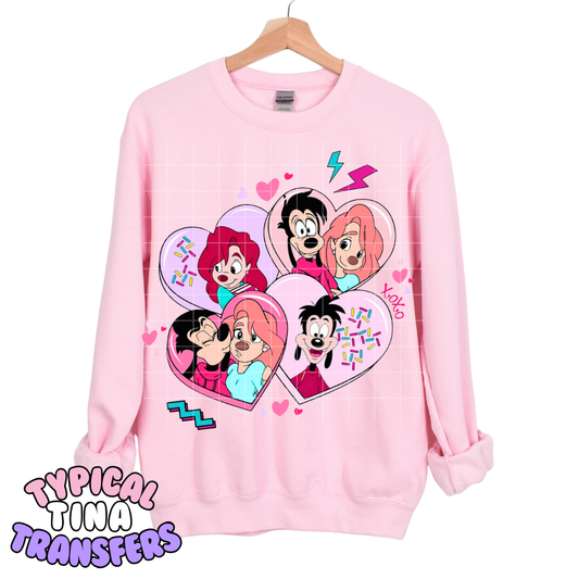 Max and Rox in hearts | DTF Transfers | POD