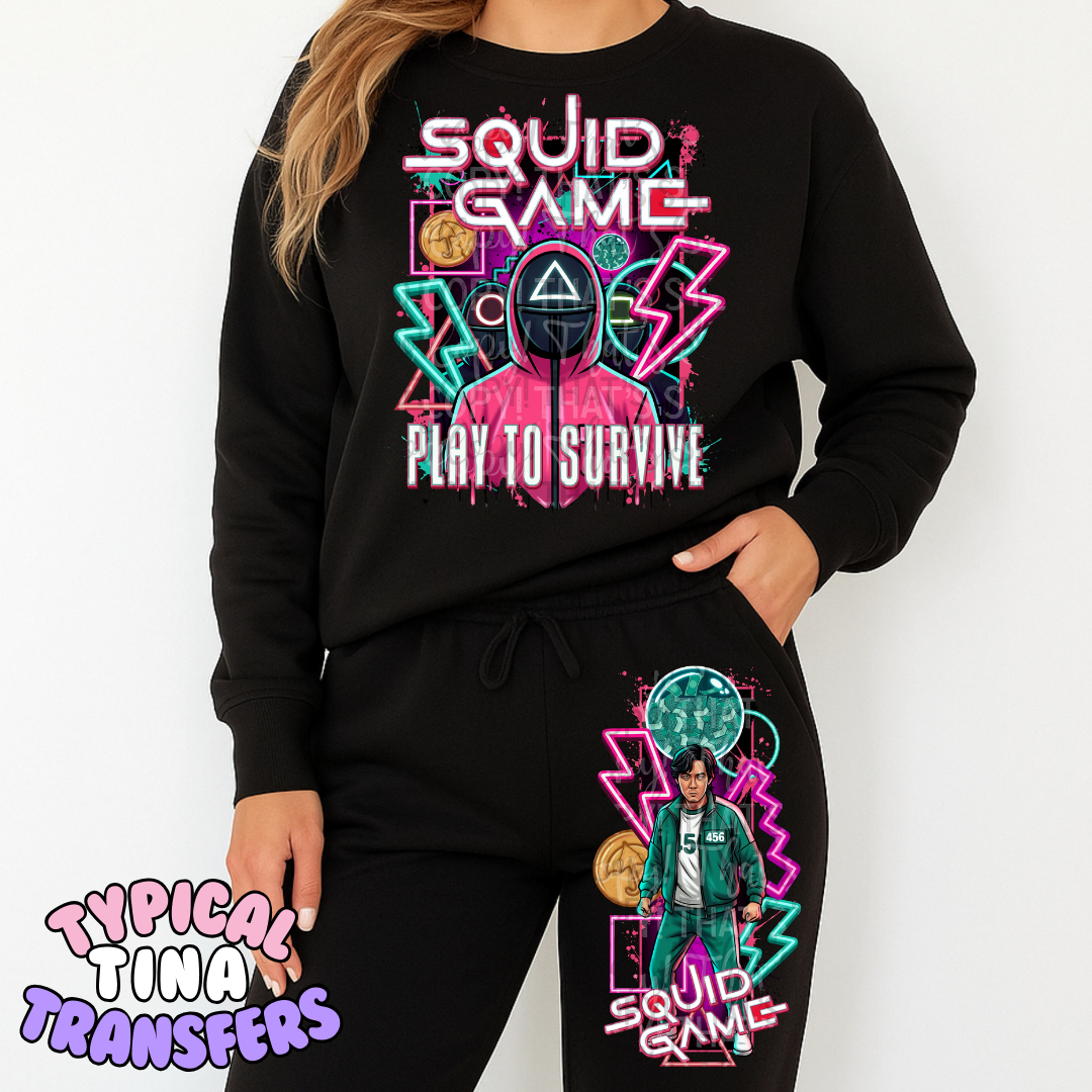 Game - play to survive | DTF Transfers | POD