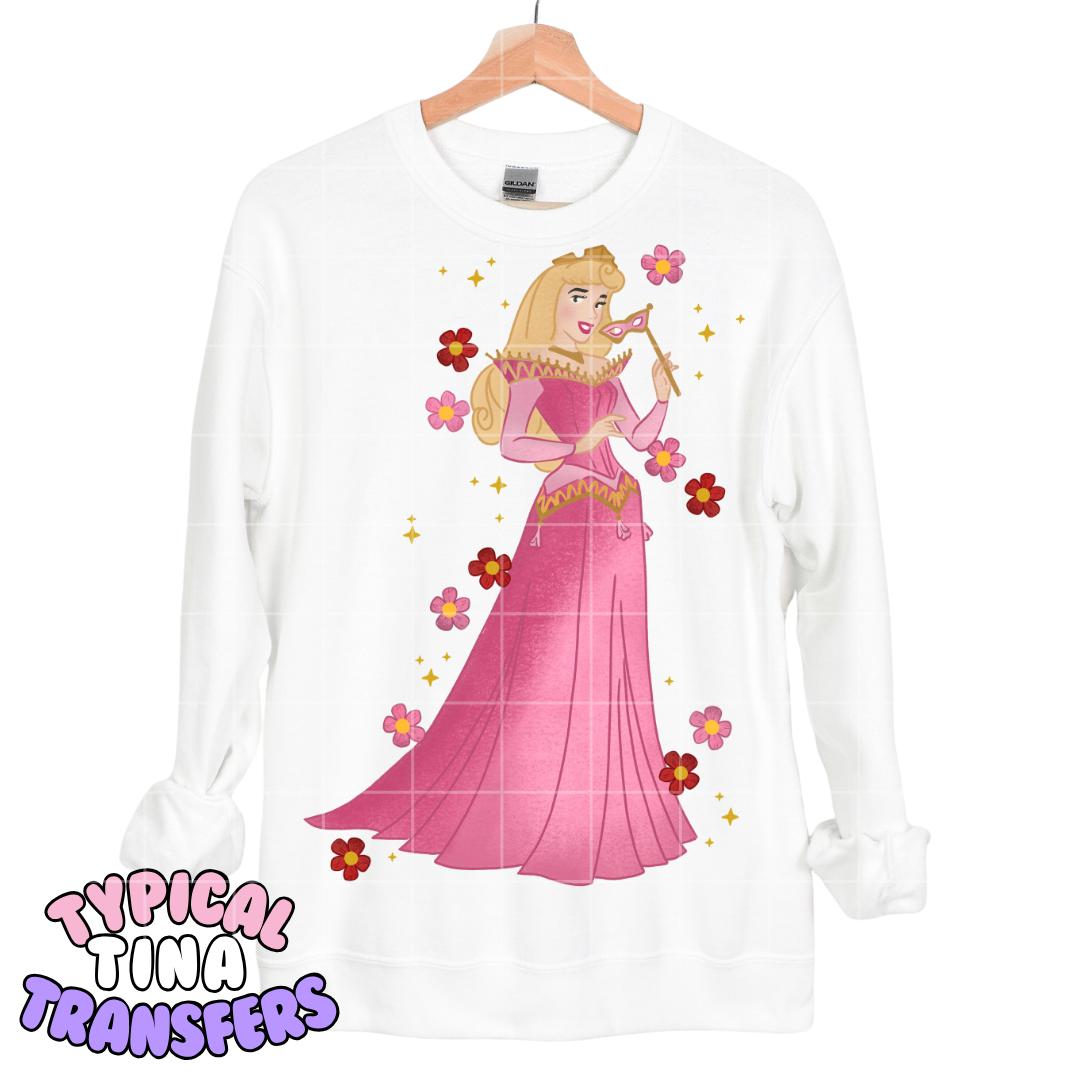 Princesses with florals - choose design | DTF Transfers | POD