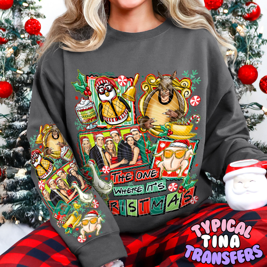 The one where it's christmas | DTF Transfers | POD