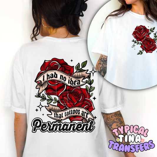 permanent tattoos | DTF Transfer | POD