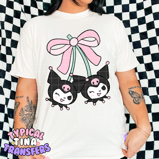 Kawaii Cherries K | DTF Transfer | POD