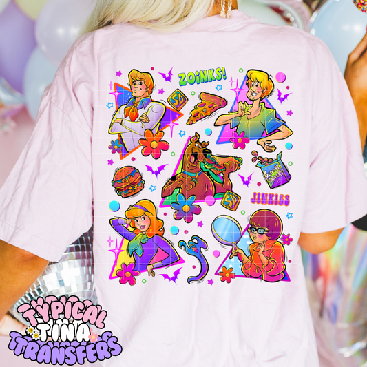 90's Style Mystery Van Crew | DTF Transfer | POD