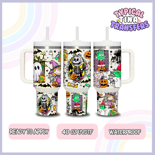 CB Halloween Dress up colorful | 40oz UVDTF Wrap | POD