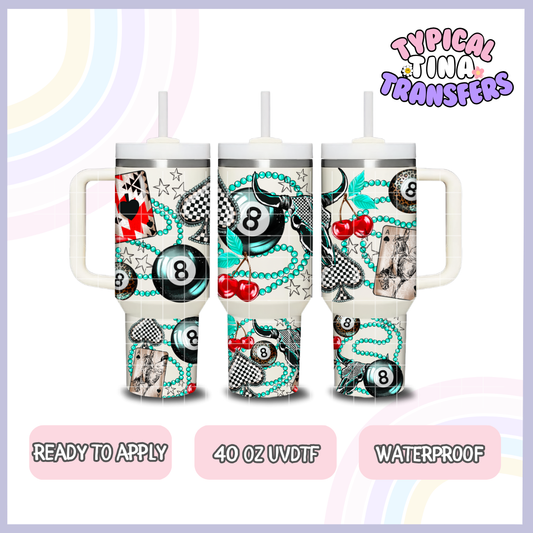 Lucky Girl | 40oz UVDTF Wrap | POD