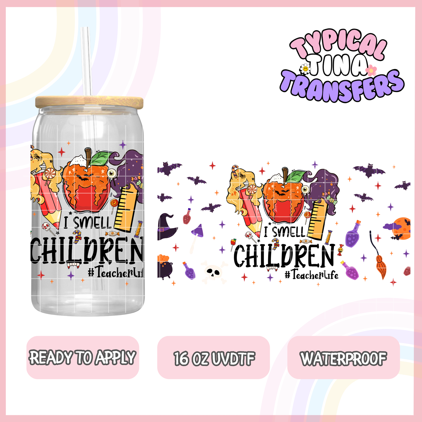 UVDTF #2048 | 16oz UVDTF Wrap | POD