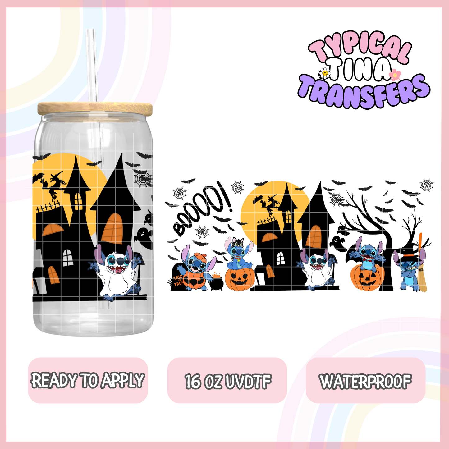 UVDTF #2088 | 16oz UVDTF Wrap | POD