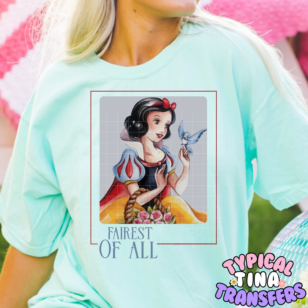 Princess Portraits | DTF Screen Print | POD - choose design