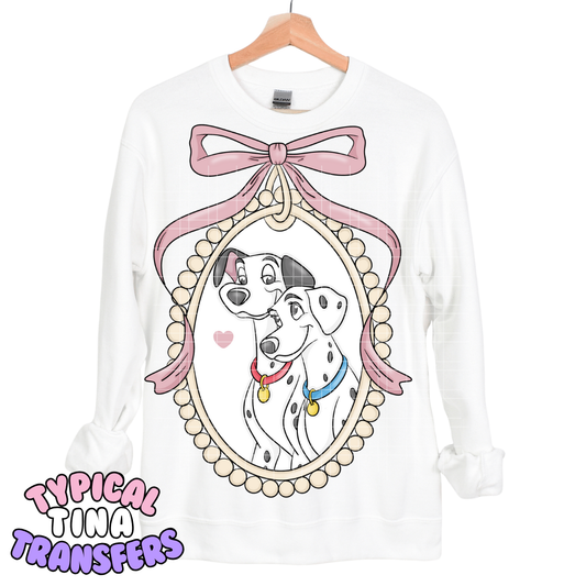 Bow Frame - Dalmations | DTF Transfers | POD