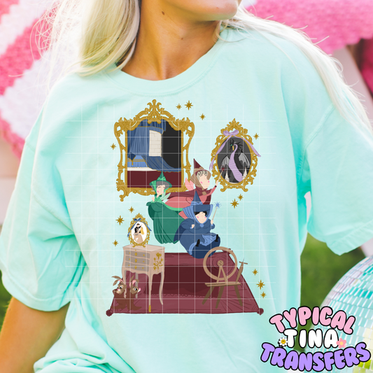 Fairy god mothers | DTF Screen Print | POD