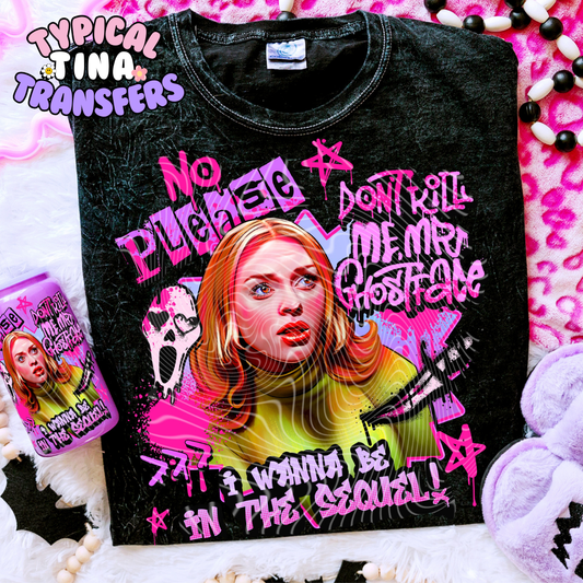 No Please Screamer | DTF Transfer | 12" Adult