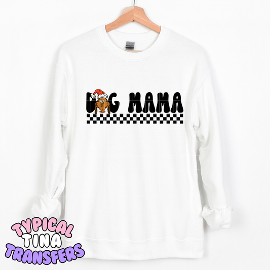Dog Mama - Max Checkered | DTF Transfer | POD