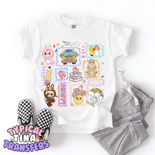 Labo Cute back to school  | DTF Transfer | POD