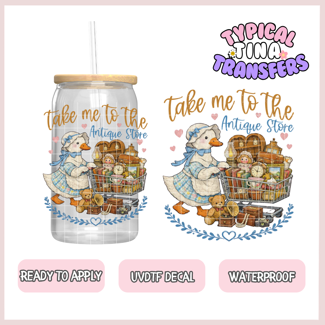 Take me to the antique store | UV decals | POD