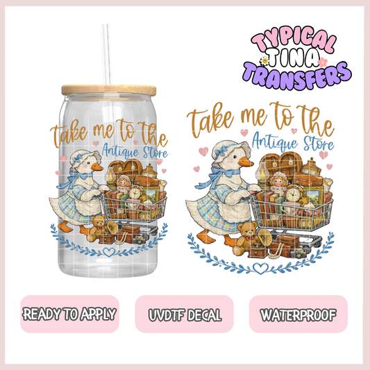 Take me to the antique store | UV decals | POD