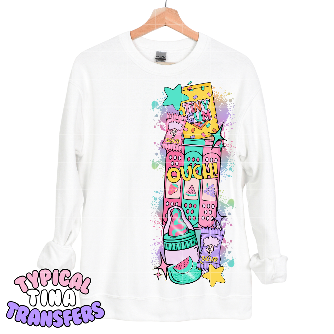 Throwback 90's candy | DTF Transfers | POD