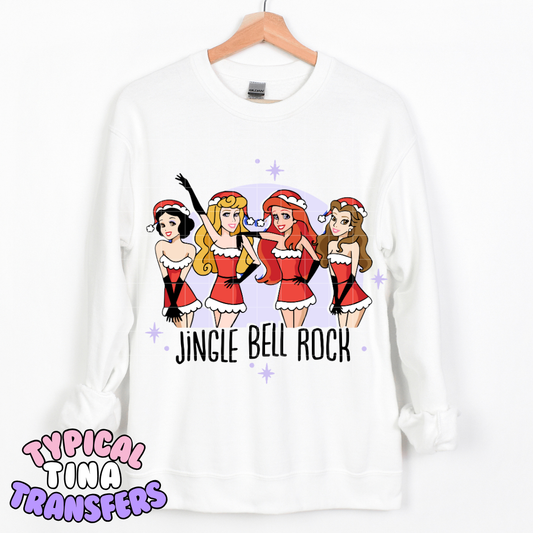 Jingle bell Rock Princesses | DTF Transfer | POD