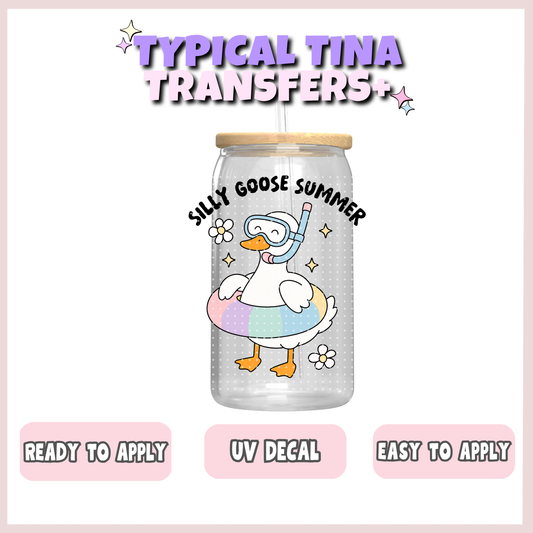 Goose - silly goose summer | UV decals | POD
