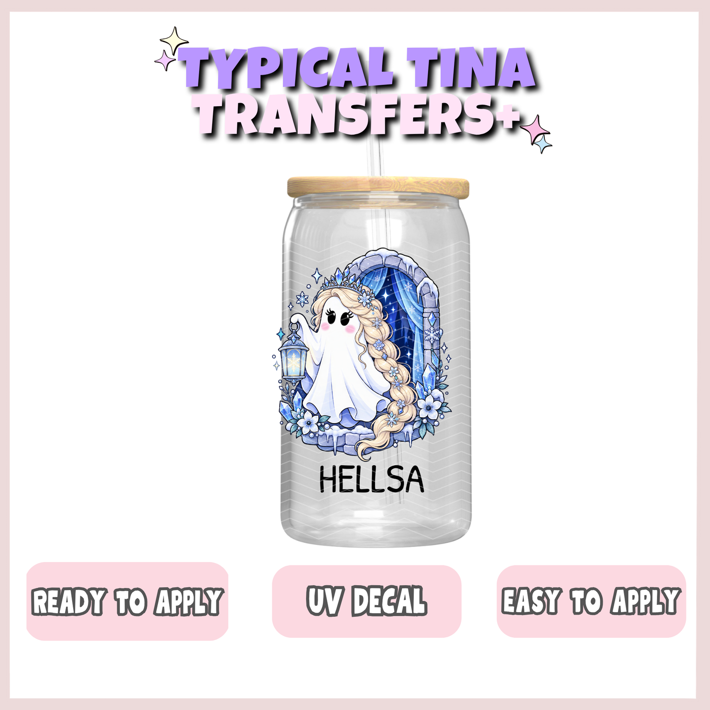 Spooky Ghost princesses | UV decals | POD