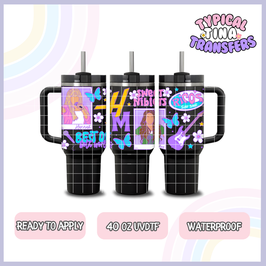 Han Mon pink and purple | 40oz UVDTF Wrap | POD