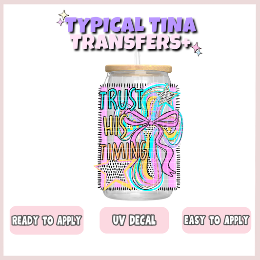 Trust his timing | UV decals | POD