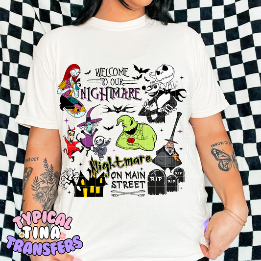 Welcome to our nightmare | DTF Transfer | POD