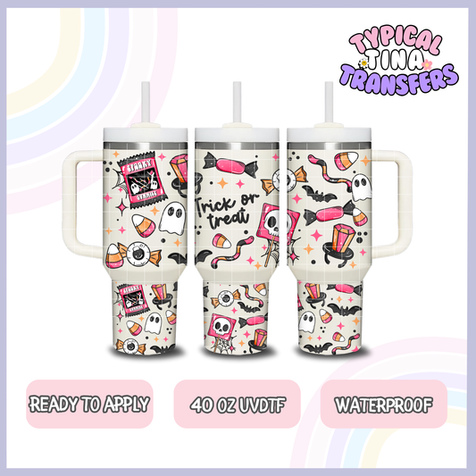 Trick or Treat | 40oz UVDTF Wrap | POD