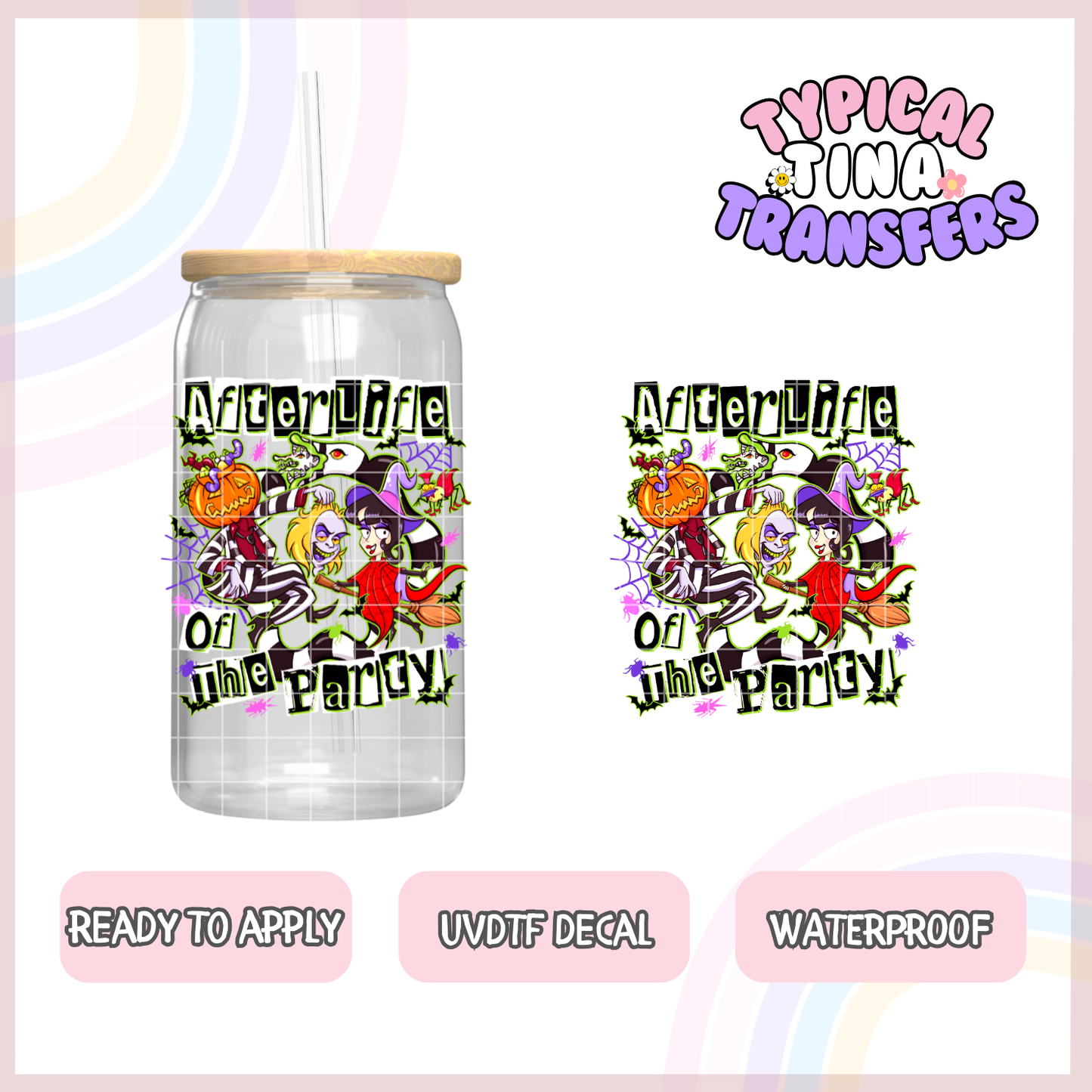 UVDTF Decal | 3"-4" decals | POD