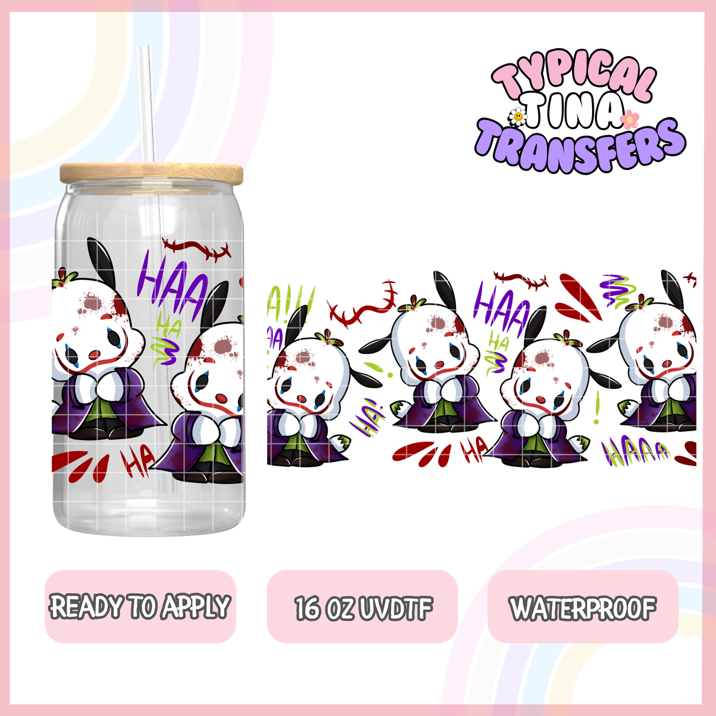 UVDTF #2168 | 16oz UVDTF Wrap | POD