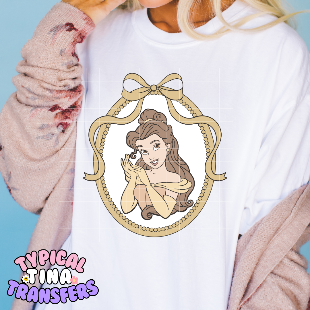 Princess Neutral Frames | DTF Transfer | POD - choose design