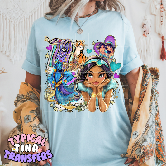 Princess J | DTF Screen Print | POD