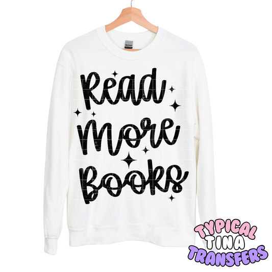 Read more books | DTF Transfers | POD