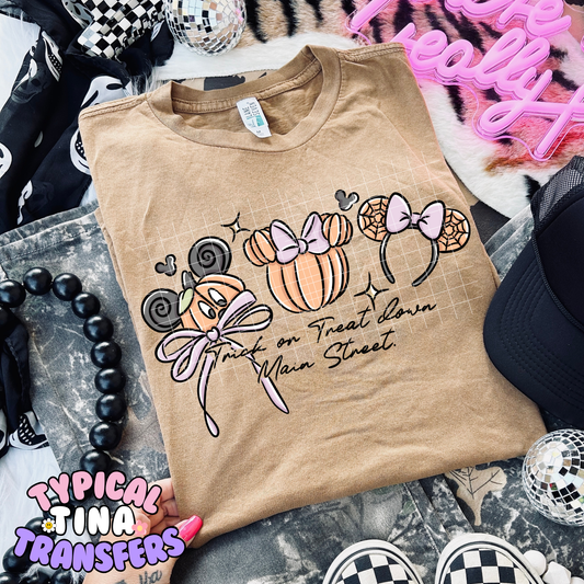 Trick or Treat Down Mainstreet | DTF Transfer | POD