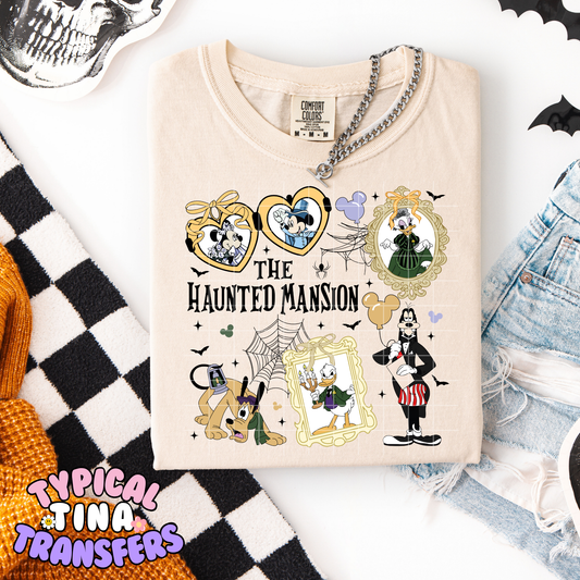 The haunted Mansion Locket |  DTF Transfer | POD