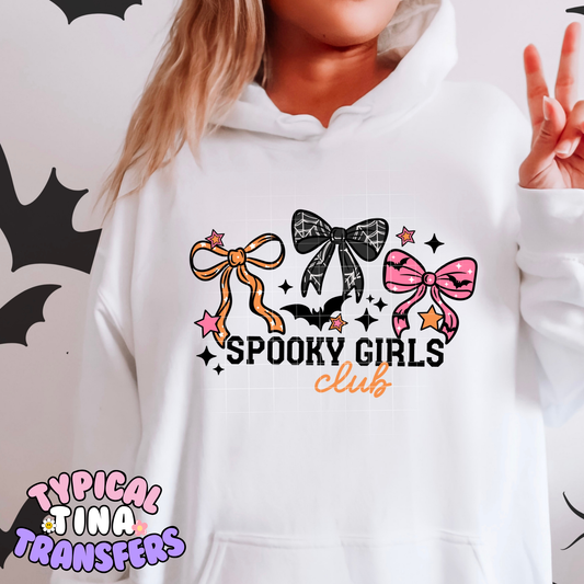 Spooky Girls Bows | DTF Transfer | POD