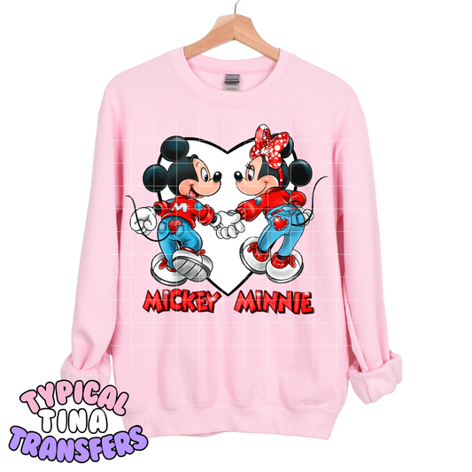 M&M holding hands walk | DTF Transfers | POD