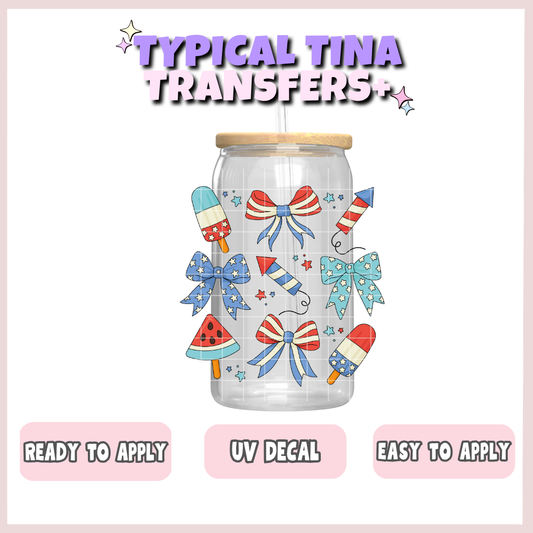 July 4th fire works | UV decals | POD