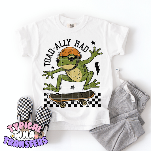 Toad-ally Rad | DTF Transfer | POD