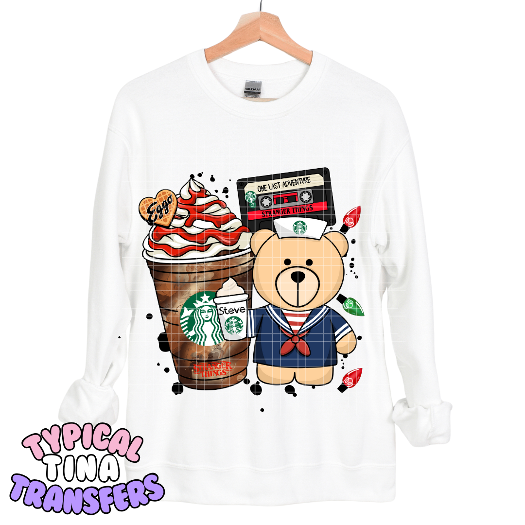 ST & Starbies Bear Mash up | DTF Transfers | POD