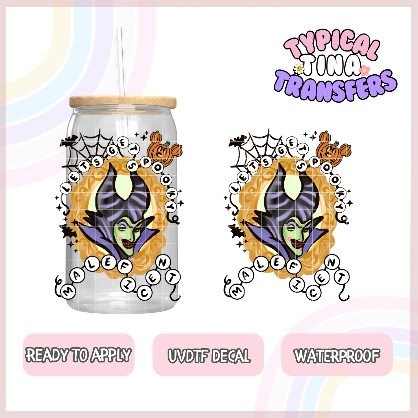 UVDTF Decal | 3"-4" decals | POD - Spooky Villains
