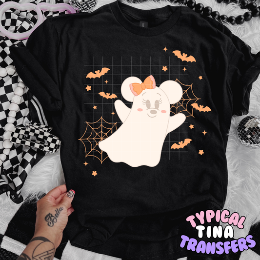 Neutral Flying Min Ghost | DTF Transfer | POD