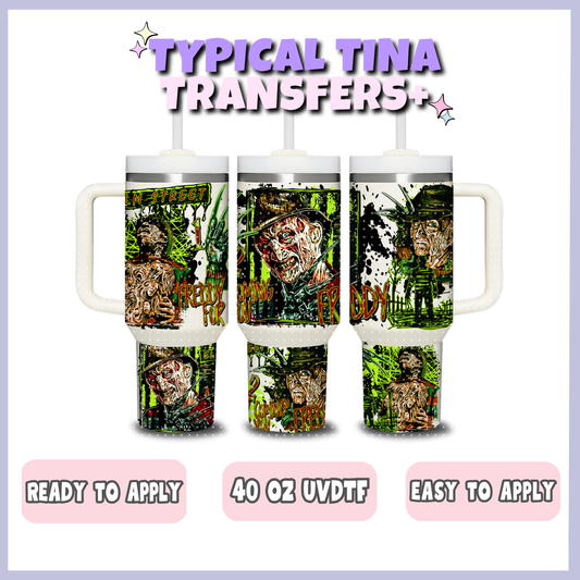 Fred Green Stripes | 40oz UVDTF Wrap | POD