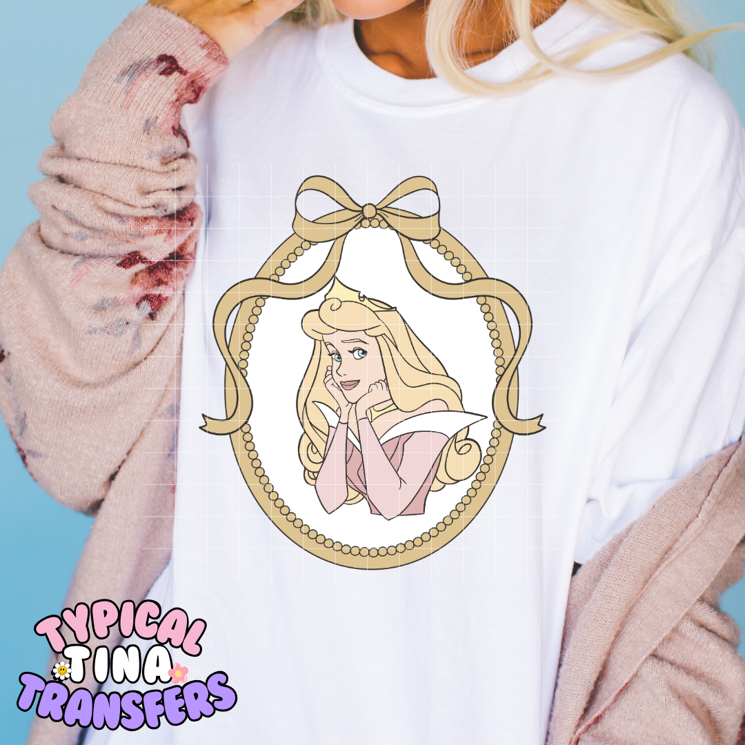 Princess Neutral Frames | DTF Transfer | POD - choose design